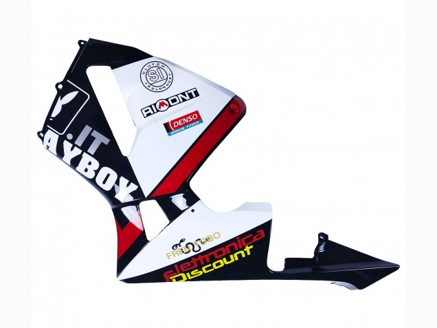 Honda CBR600RR Motorrad Verkleidung 2003-2004 - Weiss Rot Glanzendes Schwarz Denso Rimont