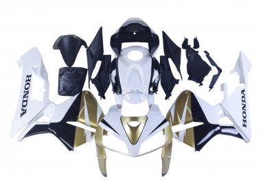 Honda CBR600RR Motorrad Verkleidung 2005-2006 - Gold Weiss Schwarz