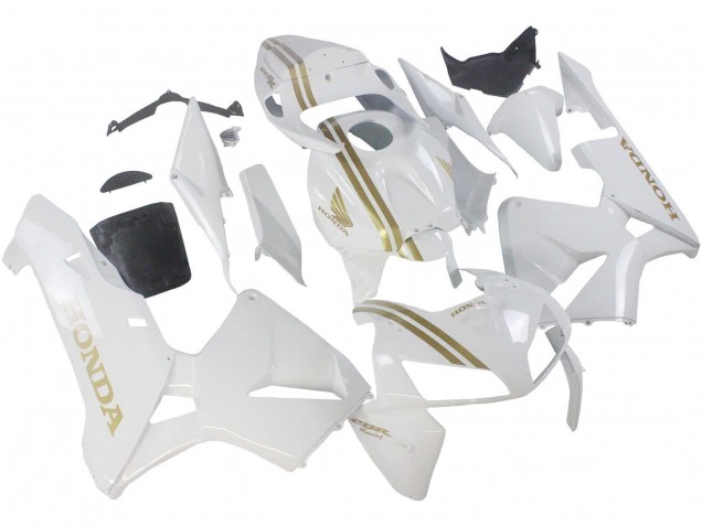 Honda CBR600RR Motorrad Verkleidung 2005-2006 - Weiss Gold