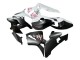 Honda CBR600RR Motorrad Verkleidung 2005-2006 - Schwarz Weiss mit Kirschblute