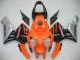 Honda CBR600RR Motorrad Verkleidung 2005-2006 - Orange Schwarz Silber