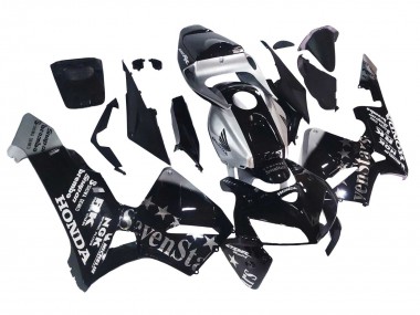 Honda CBR600RR Motorrad Verkleidung 2005-2006 - Schwarz Silber SevenStars