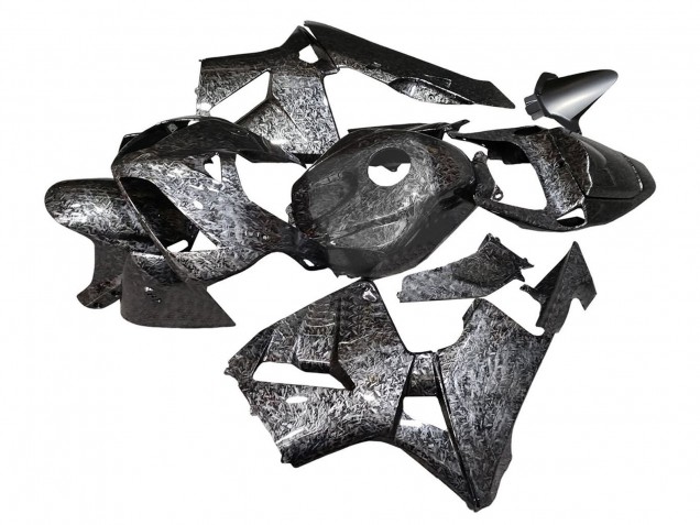 Honda CBR600RR Motorrad Verkleidung 2005-2006 - Schwarz Geschmiedet Carbonfaser