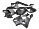 Honda CBR600RR Motorrad Verkleidung 2005-2006 - Schwarz Geschmiedet Carbonfaser