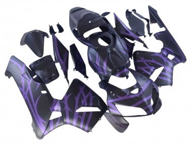 Honda CBR600RR Motorrad Verkleidung 2005-2006 - Matt Schwarz Lila