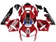 Honda CBR600RR Motorrad Verkleidung 2005-2006 - Rot Schwarz Valsir 03