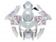 Honda CBR600RR Motorrad Verkleidung 2005-2006 - Weiss mit Cherry Blossom