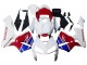 Honda CBR600RR Motorrad Verkleidung 2005-2006 - Weiss Blau Rot