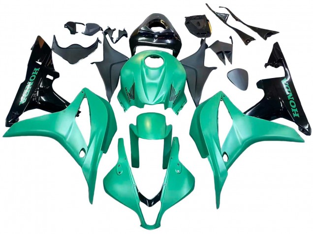 Honda CBR600RR Motorrad Verkleidung 2007-2008 - Grun Glanzendes Schwarz