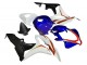 Honda CBR600RR Motorrad Verkleidung 2007-2008 - Weiss Blau Rot Glanzendes Schwarz