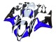 Honda CBR600RR Motorrad Verkleidung 2007-2008 - Weiss Blau Glanzendes Schwarz