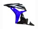 Honda CBR600RR Motorrad Verkleidung 2007-2008 - Weiss Blau Glanzendes Schwarz