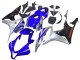 Honda CBR600RR Motorrad Verkleidung 2007-2008 - Silber Blau Glanzendes Schwarz Rennen