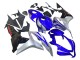 Honda CBR600RR Motorrad Verkleidung 2007-2008 - Silber Blau Glanzendes Schwarz Rennen