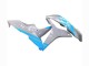 Honda CBR600RR Motorrad Verkleidung 2007-2008 - Glanzendes Grau Hellblau