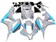 Honda CBR600RR Motorrad Verkleidung 2007-2008 - Glanzendes Grau Hellblau