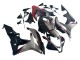 Honda CBR600RR Motorrad Verkleidung 2007-2008 - Silber Rot Glanzendes Schwarz