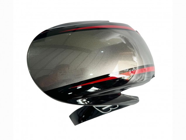 Honda CBR600RR Motorrad Verkleidung 2007-2008 - Silber Rot Glanzendes Schwarz