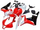 Honda CBR600RR Motorrad Verkleidung 2007-2008 - Weiss Rot Glanzendes Schwarz