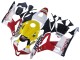 Honda CBR600RR Motorrad Verkleidung 2007-2008 - Weiss Gelb Rot Repsol HRC