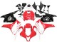 Honda CBR600RR Motorrad Verkleidung Kit 2009-2012 - Weiss Rot Glanzendes Schwarz