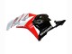 Honda CBR600RR Motorrad Verkleidung 2009-2012 - Weiss Rot Glanzendes Schwarz