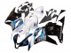 Honda CBR600RR Motorrad Verkleidungen Kit 2009-2012 - Weiss Blau Glanzendes Schwarz