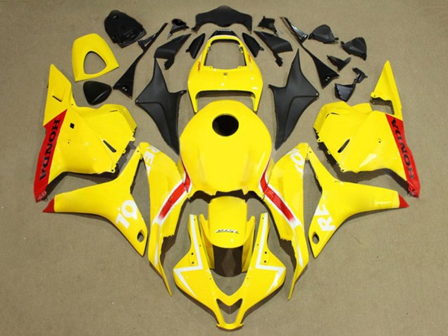 Honda CBR600RR Motorrad Verkleidung 2009-2012 - Gelb Rot Weiss Repsol