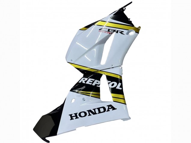 Honda CBR600RR Motorrad Verkleidung 2013-2023 - Weiss Gold Glanzendes Schwarz Repsol