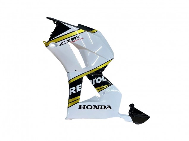 Honda CBR600RR Motorrad Verkleidung 2013-2023 - Weiss Gold Glanzendes Schwarz Repsol