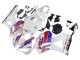 Honda CBR600RR Motorrad Verkleidung 2013-2023 - Weiss Rot Blau HRC