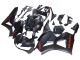 Honda CBR600RR Motorrad Verkleidung 2013-2023 - Matt Schwarz Rot Aufkleber