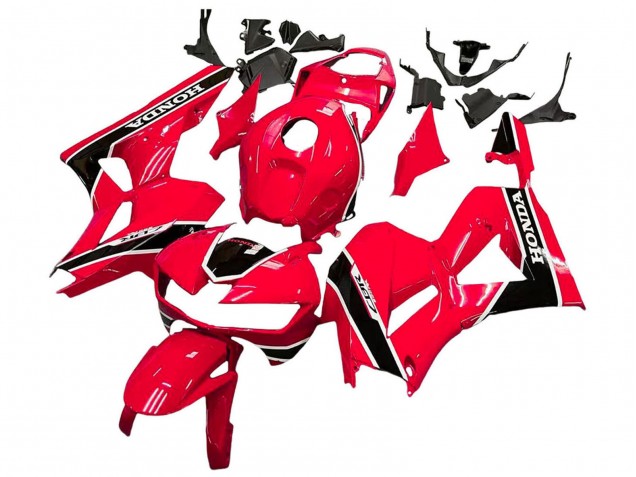 Honda CBR600RR Motorrad Verkleidung 2013-2023 - Rot Weiss Schwarz