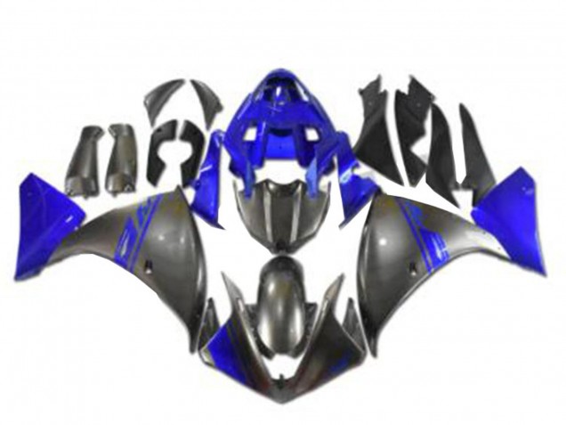 Yamaha YZF R1 Motorrad Verkleidung 2009-2011 - Blau Grau