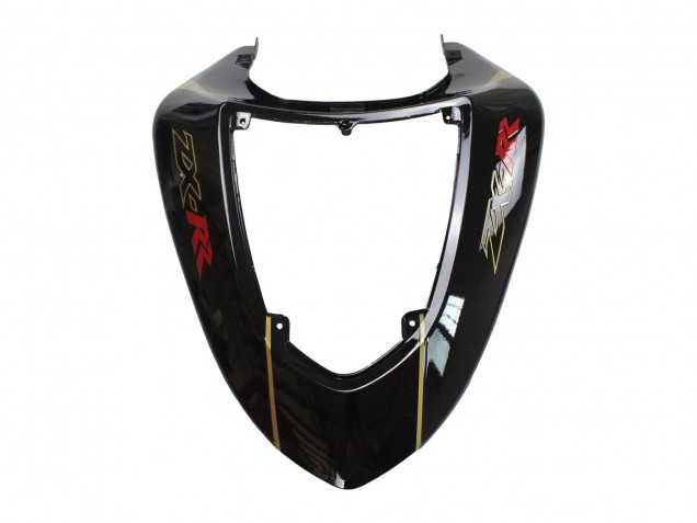 Kawasaki ZX10R Motorrad Verkleidung 2006-2007 - Schwarz Rot Gold BACARDI