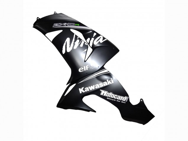 Kawasaki ZX10R Motorrad Verkleidung 2006-2007 - Matt Schwarz