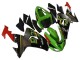 Kawasaki ZX10R Motorrad Verkleidung 2006-2007 - Grun Grau Rot Schwarz Gelb
