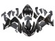 Kawasaki ZX10R Motorrad Verkleidung 2006-2007 - Matt Schwarz Glanzendes Schwarz