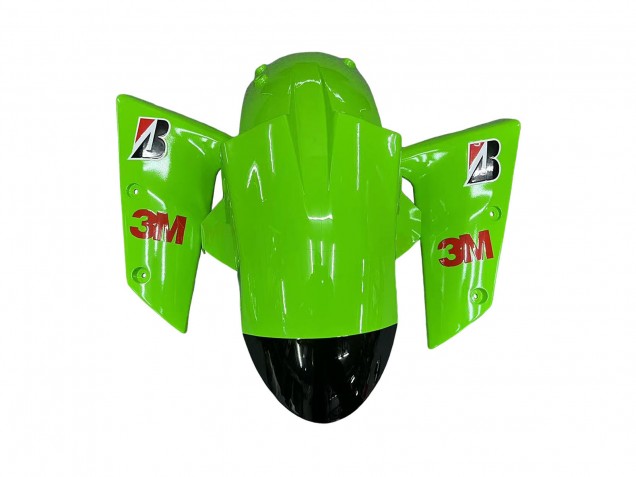 Kawasaki ZX10R Motorrad Verkleidung 2006-2007 - Grun Schwarz Elf Touch4 3M