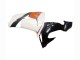 Kawasaki ZX10R Motorrad Verkleidung 2006-2007 - Weiss Orange Schwarz