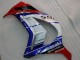Kawasaki ZX10R Motorrad Verkleidung 2011-2015 - Weiss Blau Rot Schwarz SBK Maxxis