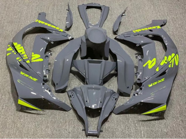 Kawasaki ZX10R Motorrad Verkleidung 2011-2015 - Nardo Grau Gelb