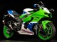 Kawasaki ZX10R Motorrad Verkleidung 2021-2026 - Weiss Grun Blau Schwarz