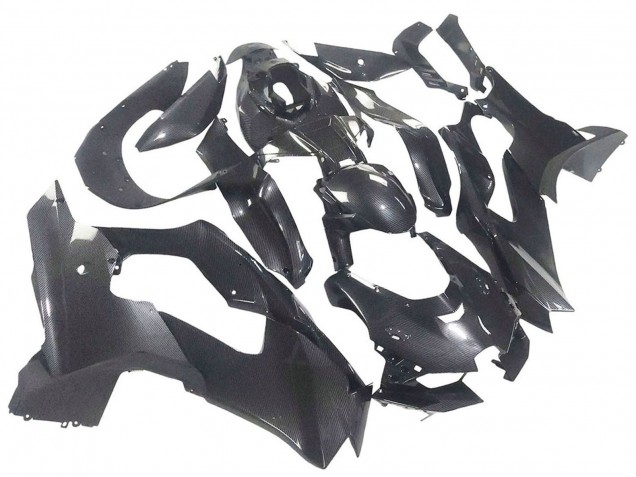 Kawasaki ZX10R Motorrad Verkleidung 2021-2025 - Schwarze Carbonfaser