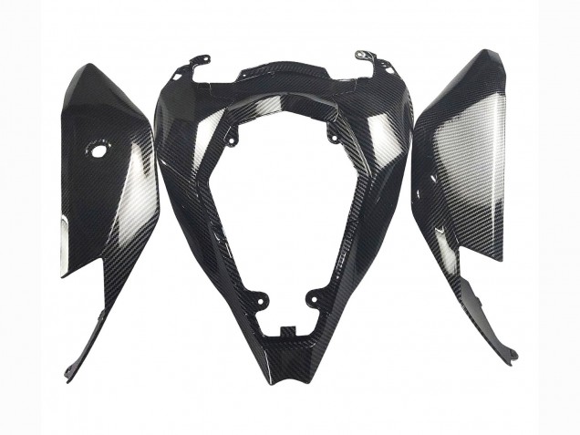Kawasaki ZX10R Motorrad Verkleidung 2021-2025 - Schwarze Carbonfaser