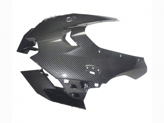 Kawasaki ZX10R Motorrad Verkleidung 2021-2025 - Schwarze Carbonfaser