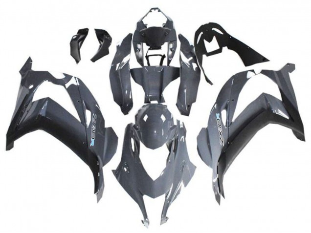 Kawasaki ZX10R Motorrad Verkleidung 2021-2025 - Grau Schwarz