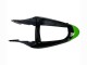 Kawasaki ZX6R Motorrad Verkleidung 1998-1999 - Grun Glanzendes Schwarz Elf Bridgestone