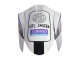Kawasaki ZX6R Motorrad Verkleidung 2005-2006 - Weiss Lila Schwarz Rizoma Playboy Denso