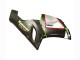 Kawasaki ZX6R Motorrad Verkleidung 2005-2006 - Schwarz Silber Grun Rot K 26